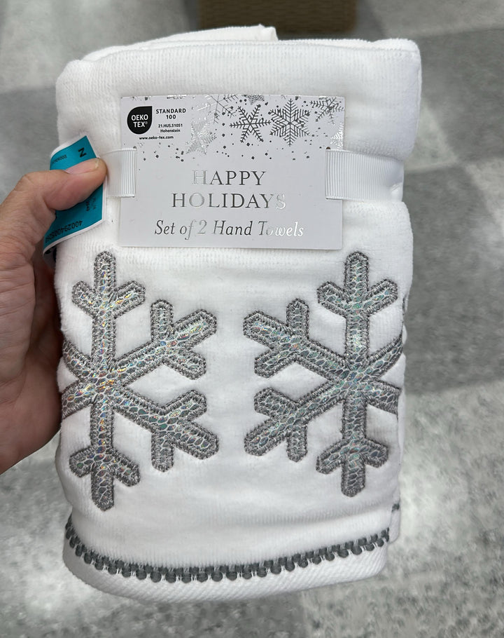 Hogar / Navidad / Juego de 2 Toallas de Mano / ZZ / R121425-5318-8
