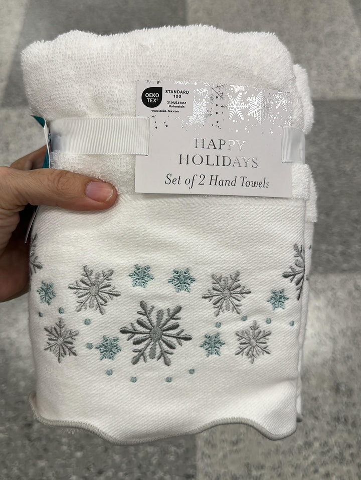 Hogar / Navidad / Juego de 2 Toallas de Mano / ZZ / R121425-5318-8