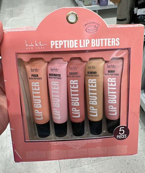 Maquillaje / Navidad / Regalitos / Peptide Lip Butters / 5 piezas / Nicole Miller / TJ121525-5855