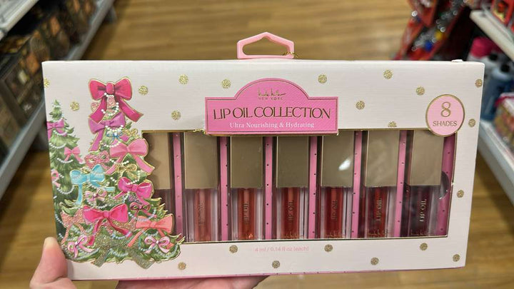 Maquillaje / Navidad / Regalitos / Lip Oil Collection / 8 piezas / Nicole Miller / TJ121525-5855