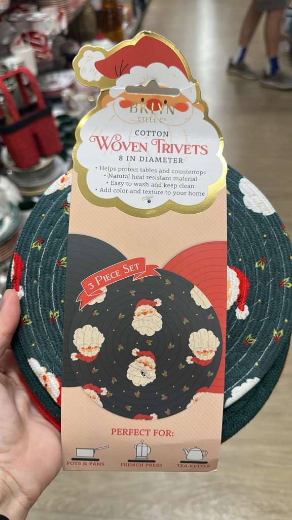 Hogar / Navidad / Set de 3 aisladores redondos / BKLYN Steel Co / MRS121725-5514