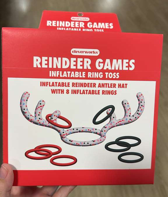 Juguetes / Navidad / Juego de Renos / Lanzamientos de Anillo Infables / Cleverworks / MRS121725-5514