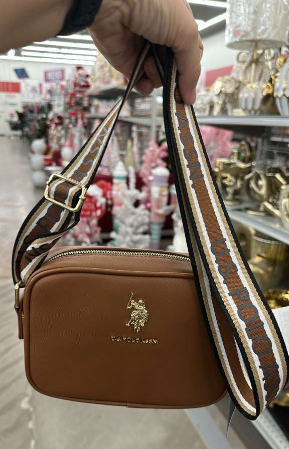 Bolso cruzado / US POLO / Dorado / B122125-41593