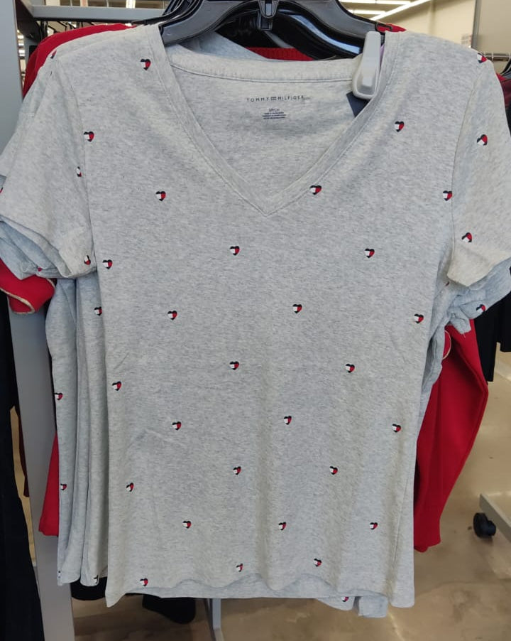 Blusa mujer / manga corta / TH / Gris / B011726-46607