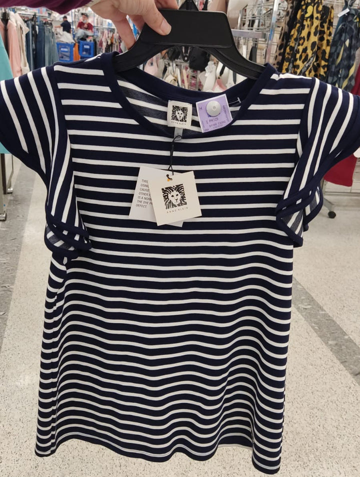 Blusa mujer / manga corta / Azul / AK / R022626-6026-3