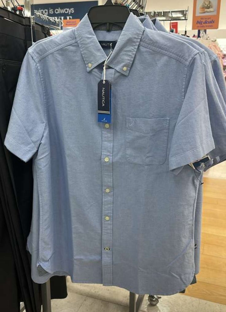 Camisa hombre / manga corta / NAUTICA / MRS023026-3405