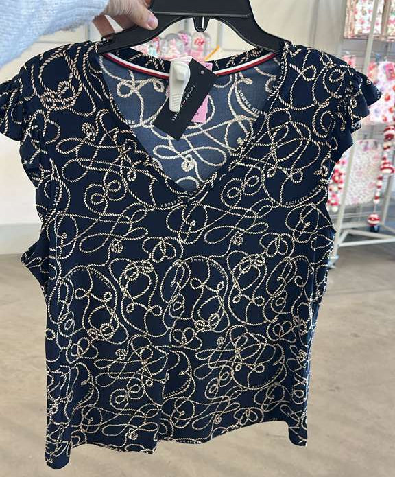 Blusa mujer / manga corta / TH / Azul / B030426-89003