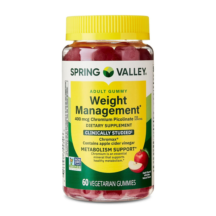 Vitamina / Suplemento / Apoyo Metabólico / SPRING VALLEY - Weight Management 400 Mcg / 60 Vegetarian Gummies