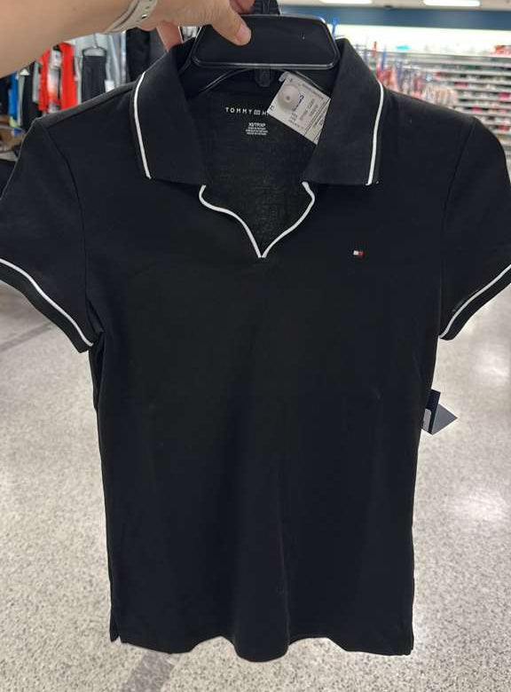 Blusa mujer / manga corta / Negro / TH / B031726-6048-5