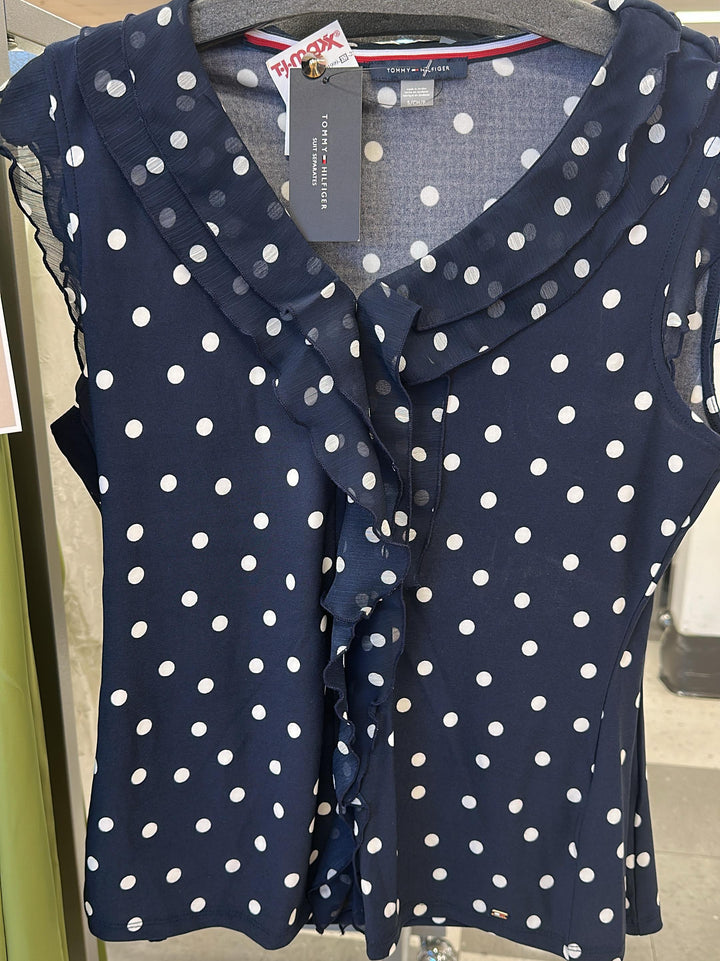 Blusa mujer / manga corta / Azul / TH / TJ032326-2903