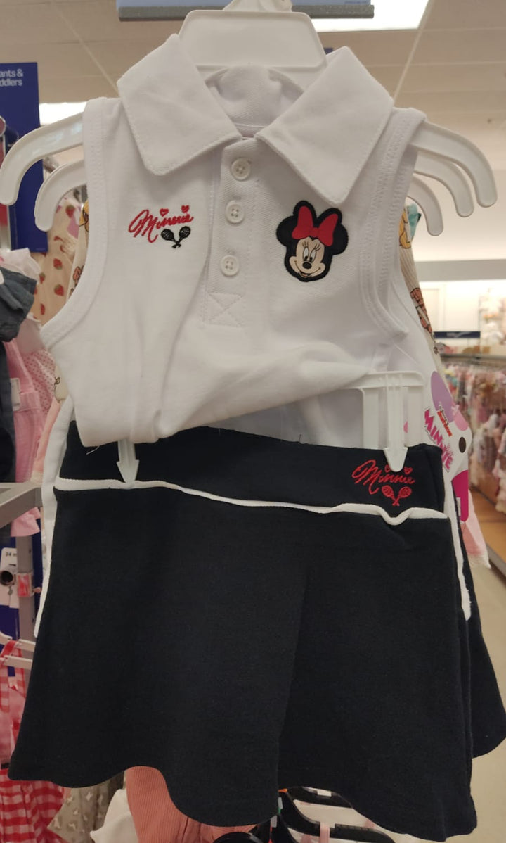 Ropa infantil / Set blusa y short enagua /  Disney Minnie  / MRS040926-5795