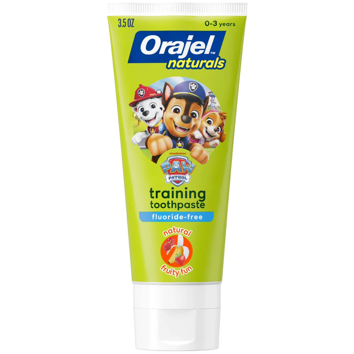 Orajel Kids' - Paw Patrol Fluoride-Free Toothpaste - Fruity Fun - 3.5oz