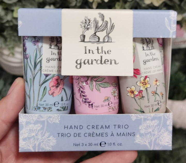 Cuidado personal /  Hand Cream Trío / In The Garden / (3 x 30ml) / Heathcote & Ivory /  MRS050426-8554