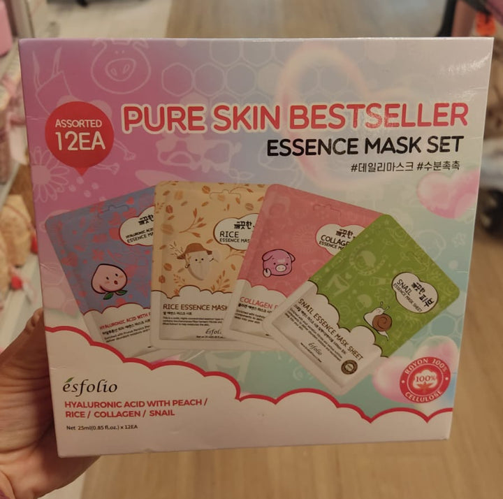 Cuidado personal / Pure Skin Bestseller / Set de 12 Mascarillas / Esfolio / TJ052826-5738