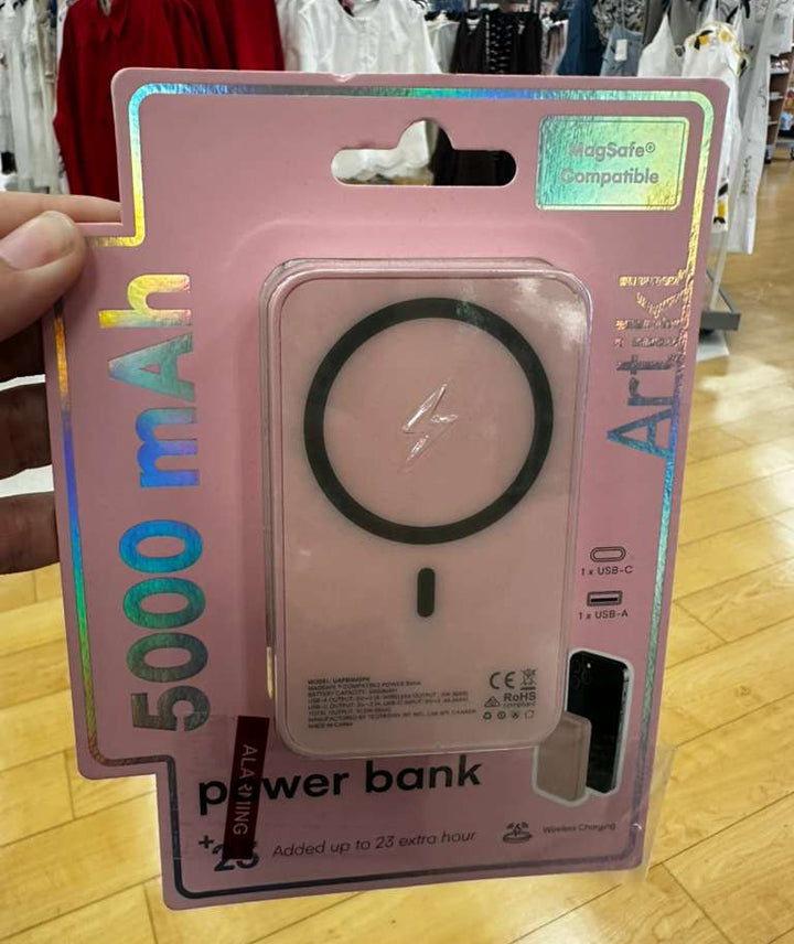 Accesorios /  Power Bank Mag Safe Compatible / 5000 mAh / Artikl  / MRS052926-4448