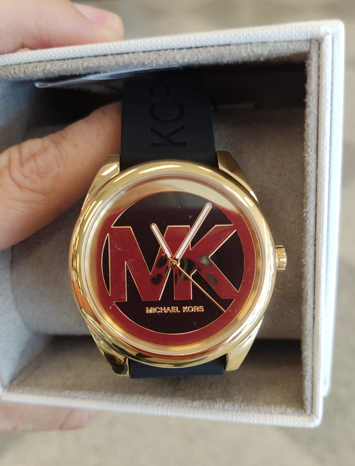 Accesorios / Reloj mujer / Correa de silicona negra / MK / R060126-6121-8
