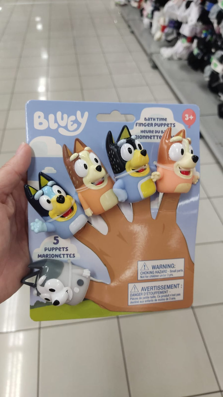 Juguetes / Finger Puppets /  Bluey / 5 piezas  / B060726-34684