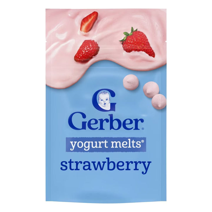 Gerber Toddler / Strawberry Yogurt Melts / Baby Snack - 1 Oz