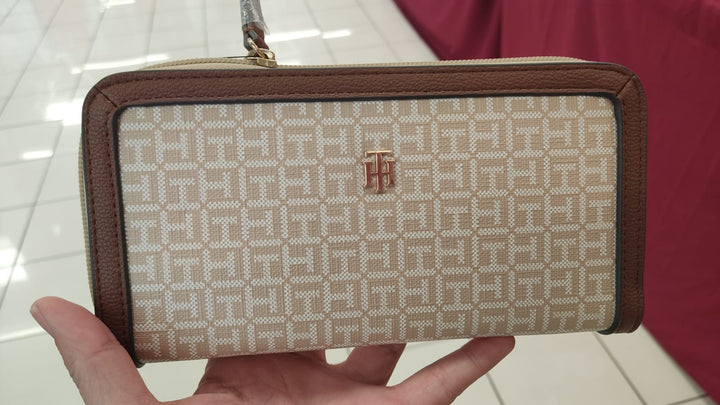 Billetera / Mujer / Beige con Marrón / TH / B061526-83832