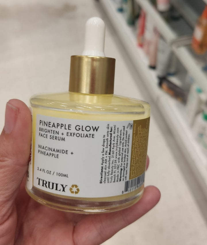 Cuidado personal / Pineapple Glow  / Brightening + Exfoliating Face Serum / 100 mL / Truly  /(Articulo sin caja) TJ061826-5187