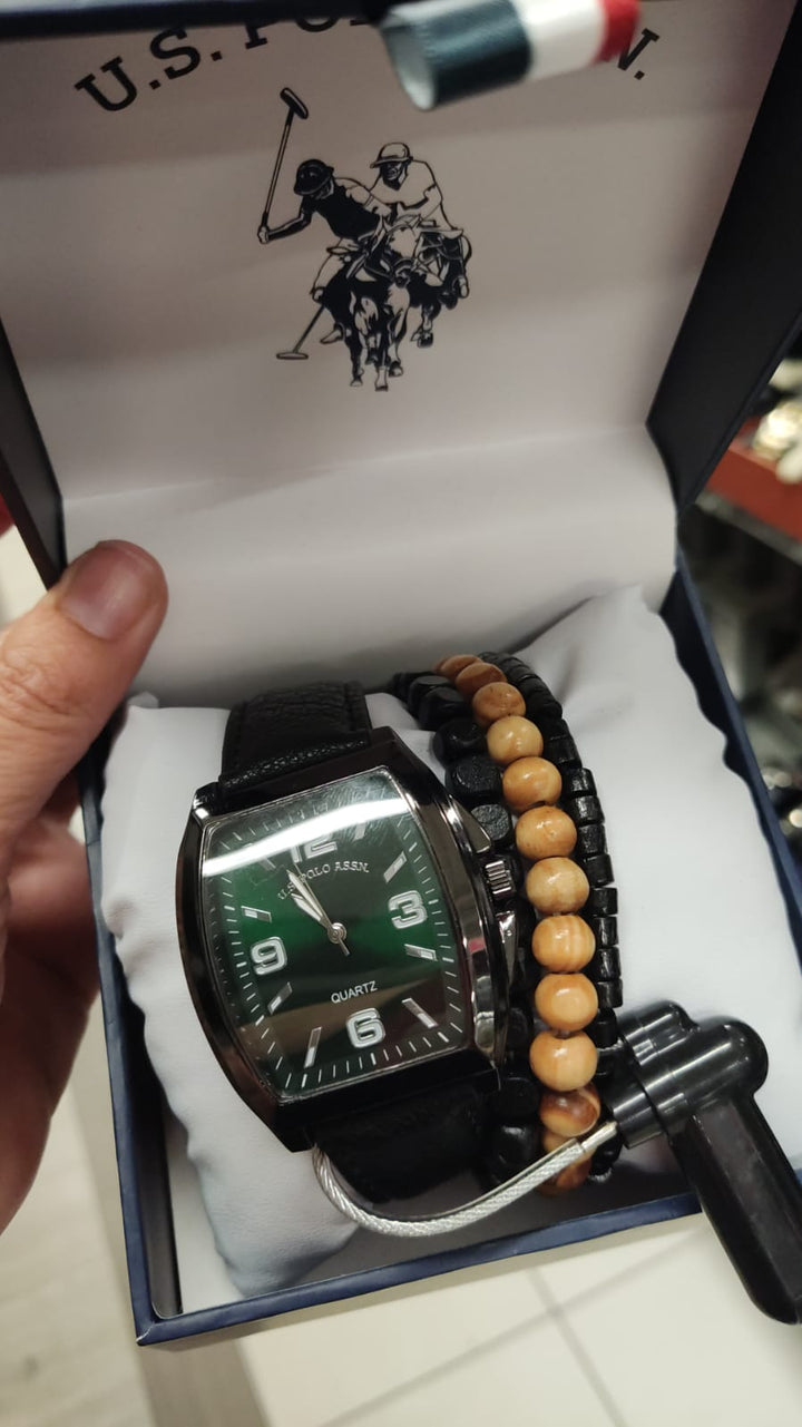 Accesorios / Reloj de Hombre / Correa Negro / US POLO / B061926-49070