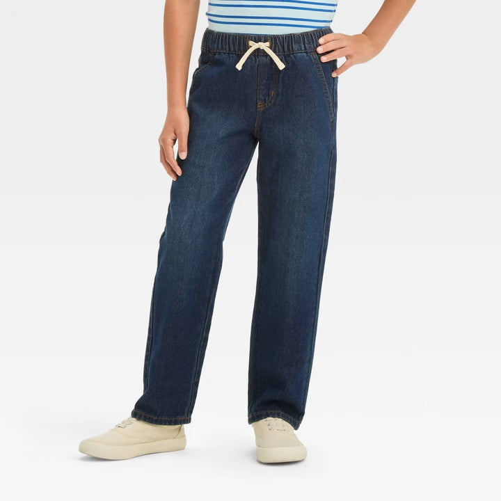 AP / Pantalón recto para niño / Azul oscuro / Cat & Jack / Talla 14