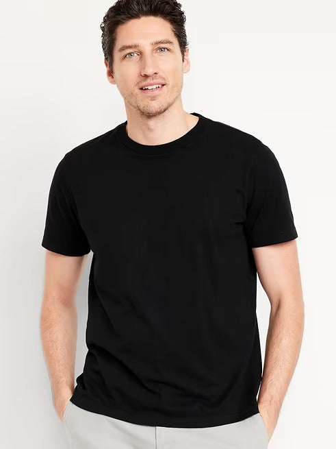 AP / Camiseta hombre / Cuello redondo / Negro /  OLD NAVY / Talla S