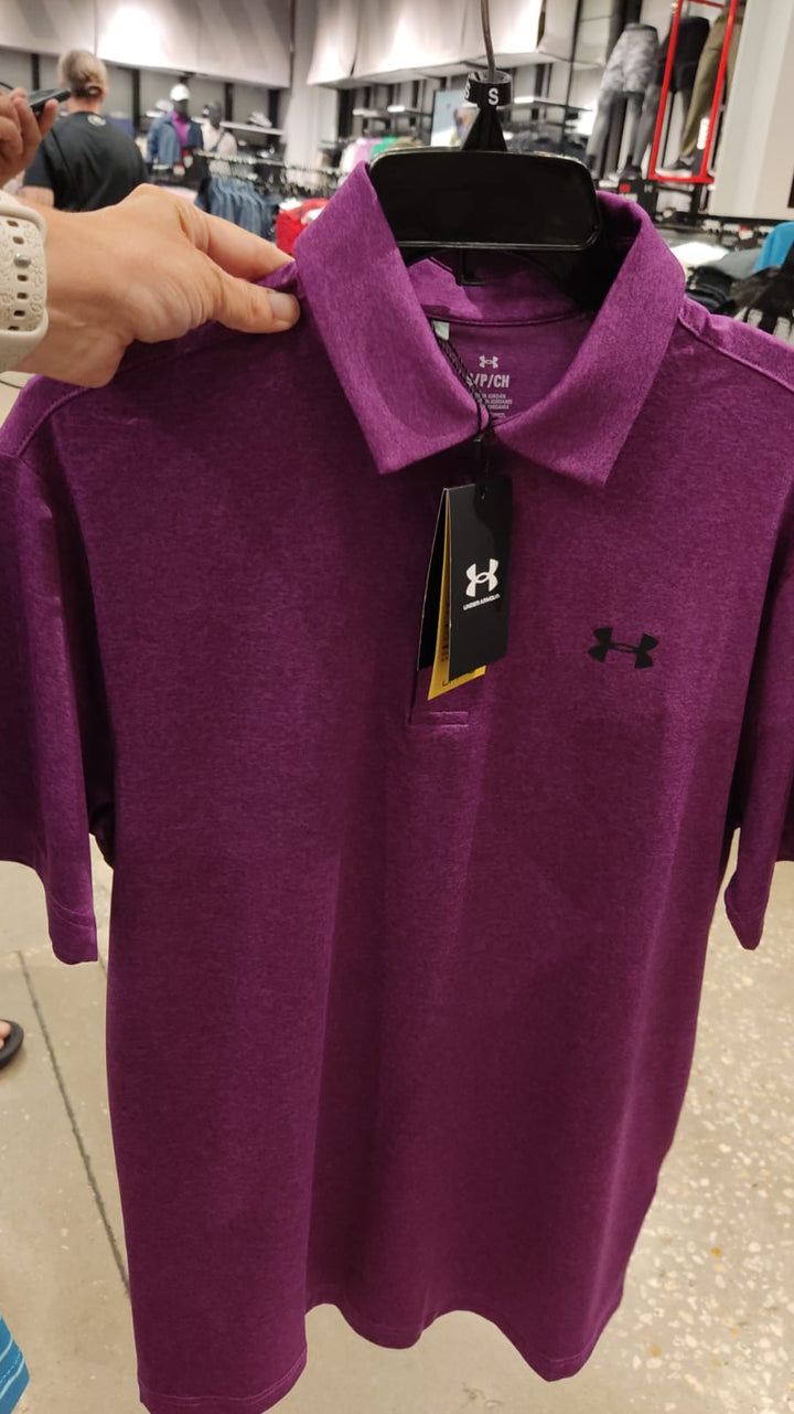 Camisa Hombre Under Armour púrpura- Talla XL