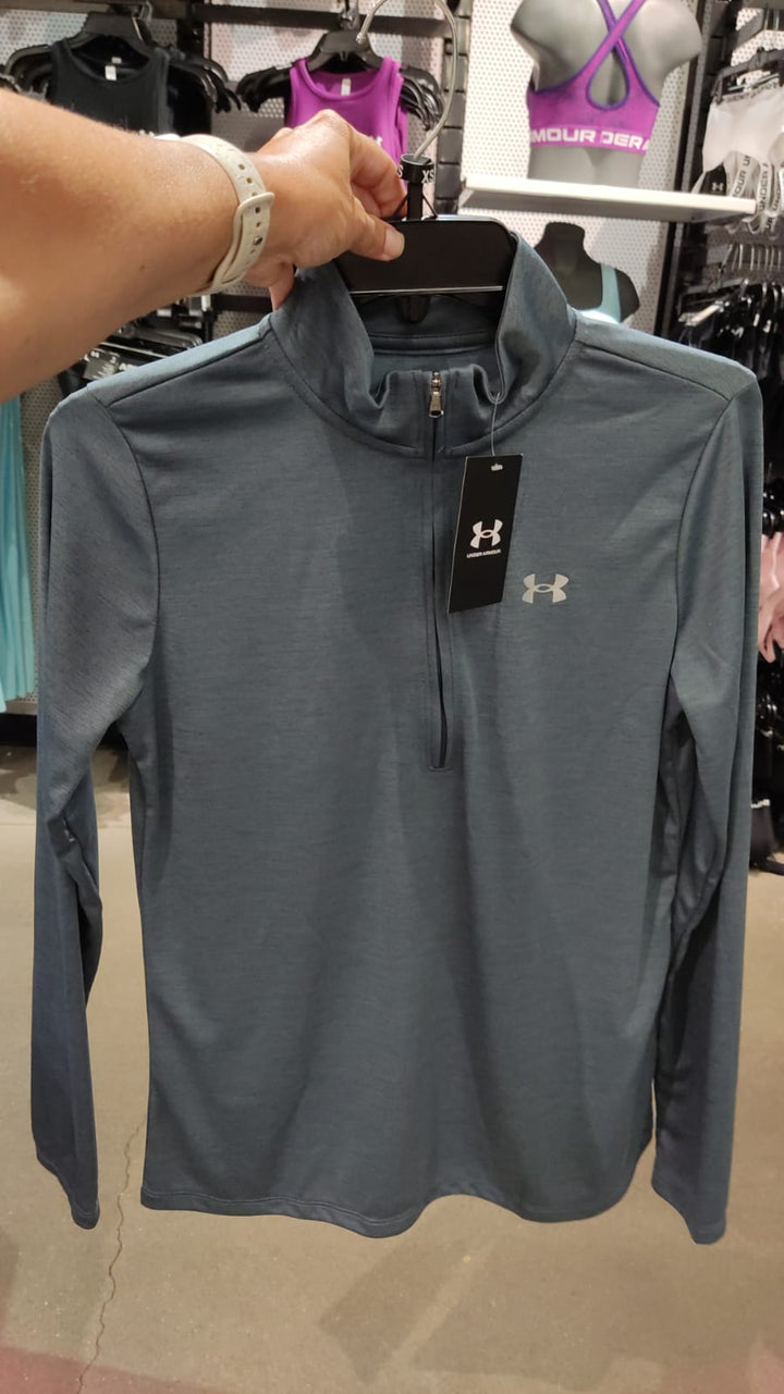 Blusa Mujer Under Armour Manga larga Gris- Talla M