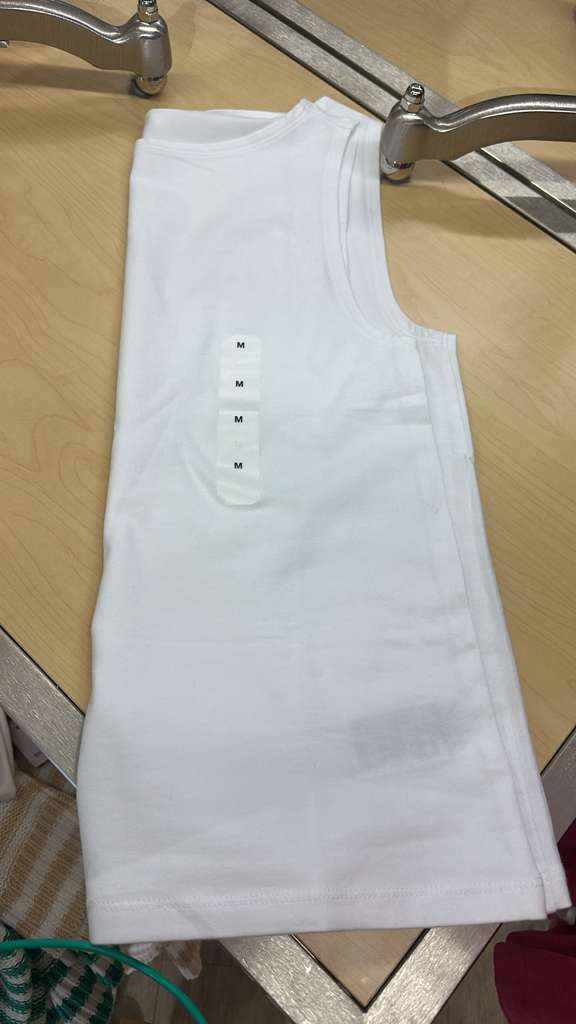 Blusa Mujer Gap Sin Manga/ Blanca- Talla M