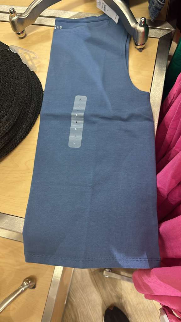 Blusa Mujer Gap Sin Manga / Celeste - Talla L / MISC 2026
