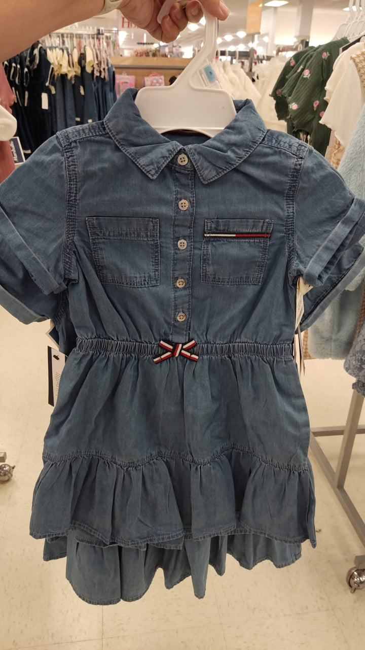 Ropa infantil / Vestido de Mezclilla /  TH  / MRS080126-5002