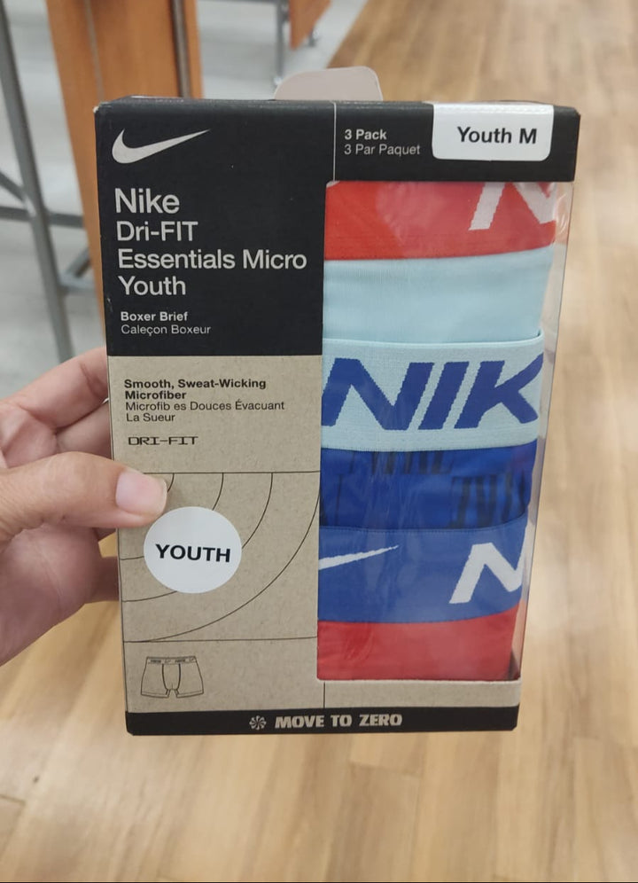 Ropa interior / Boxers Juvenil  /Dri-FIT Essentials Micro / 3 pack / Nike / TJ080126-6049