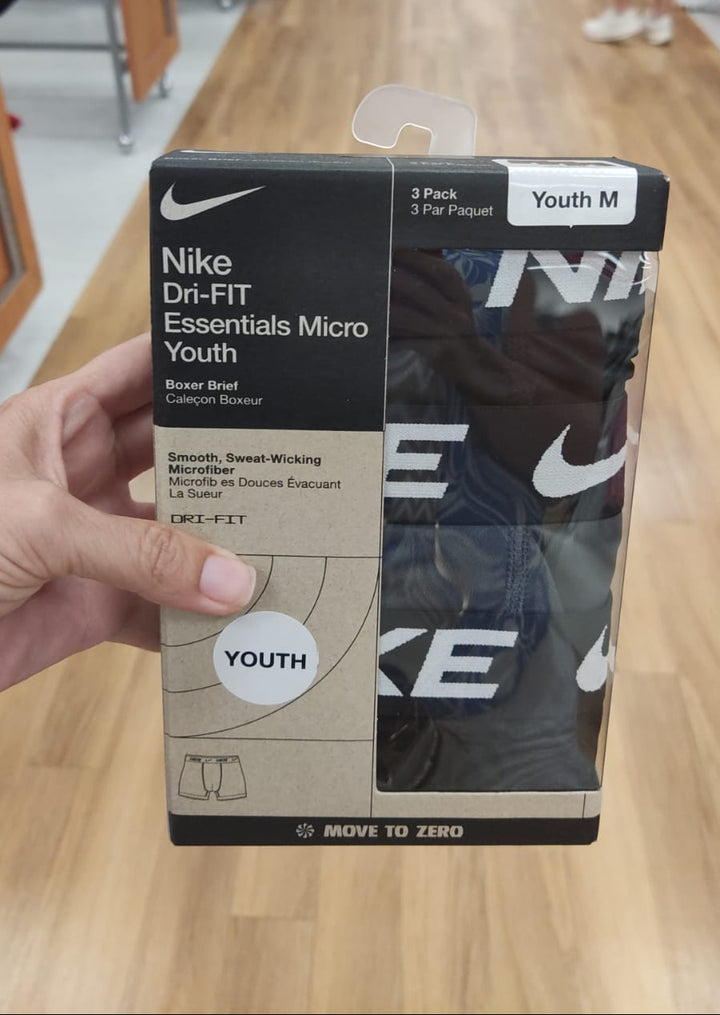 Ropa interior / Boxers Juvenil  /Dri-FIT Essentials Micro / 3 pack / Nike / TJ080126-6049