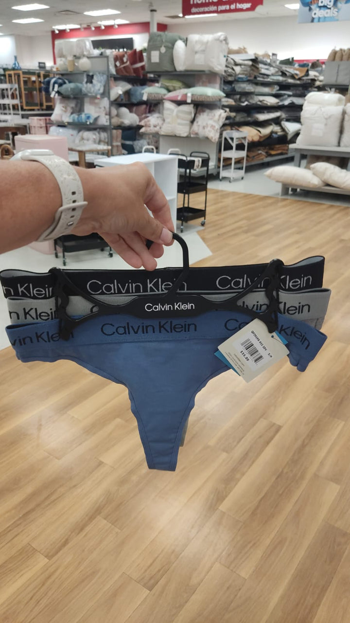 Ropa interior /Hilos Mujer / 3 piezas /CK /TJ080126-6049