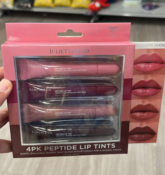 Maquillaje / Peptide Lip Tints / 4 Piezas /  Juliette & Co /B080126-91462