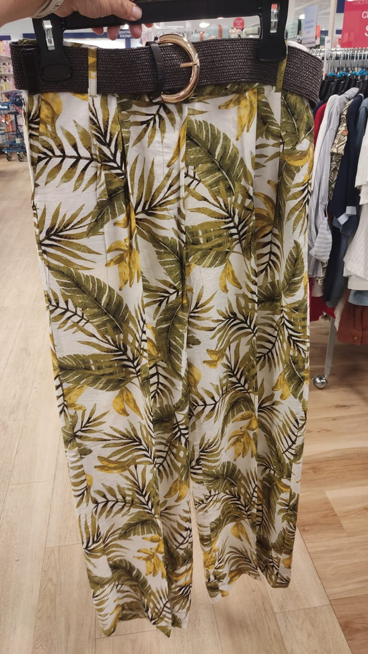 Pantalón mujer / Estampado Tropical  / ZZ / MRS080326-8434