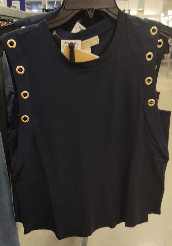 Blusa mujer / Sin Manga / Azul / MK / MRS080726-9624