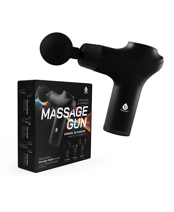 AP / PURSONIC / Pistola de masaje profesional inalámbrica y recargable de 3 velocidades / M080826-4768902445