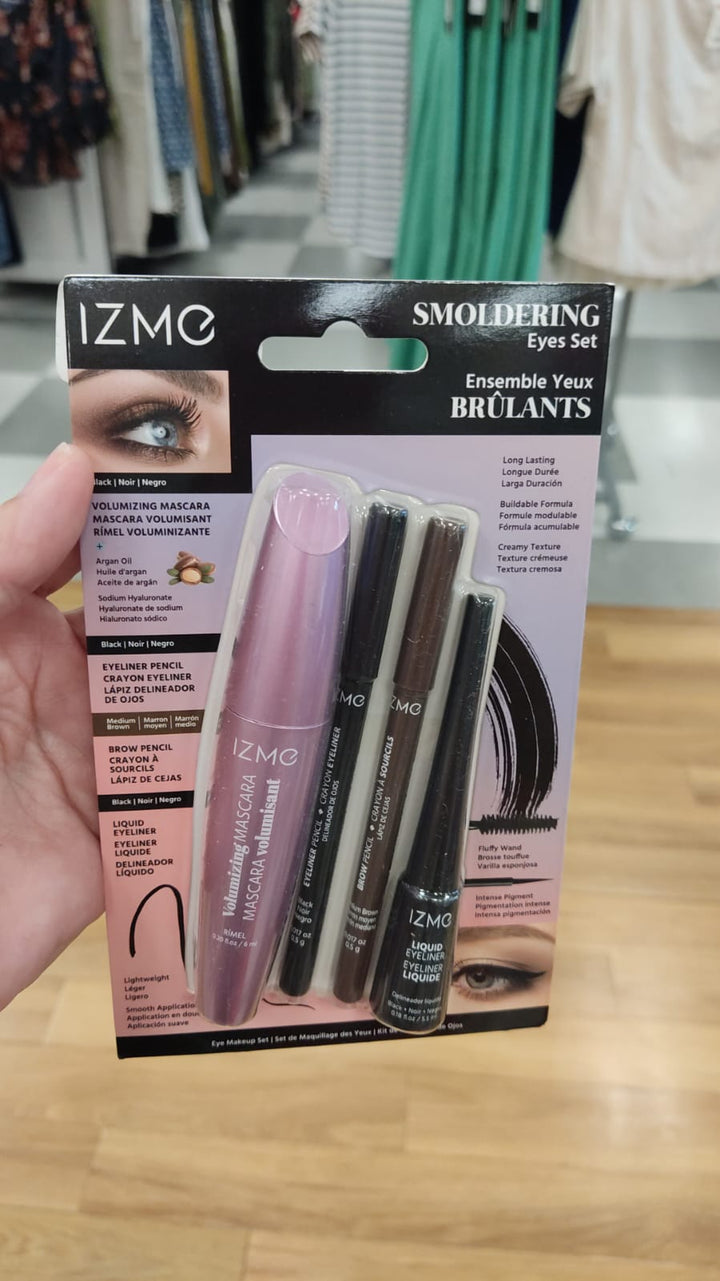 Maquillaje  / set de maquillaje de ojos IZME NY / Smoldering Eyes Set / TJ081026-3339