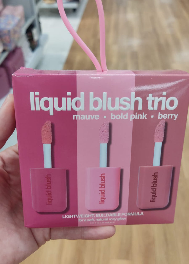 Maquillaje / Trío de rubor líquido/ Mauve, Bold Pink y Berry / ZZ / TJ081026-3339