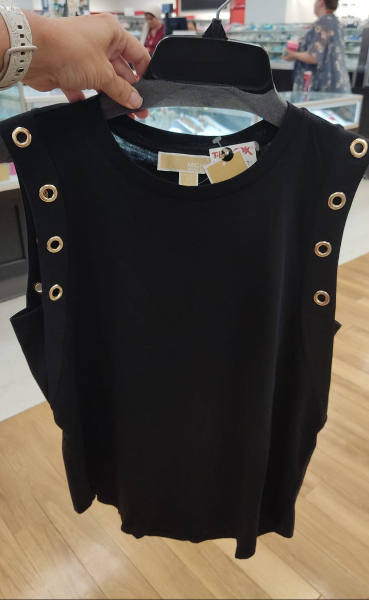 Blusa mujer / Sin Manga / Negro / MK / TJ081026-3339