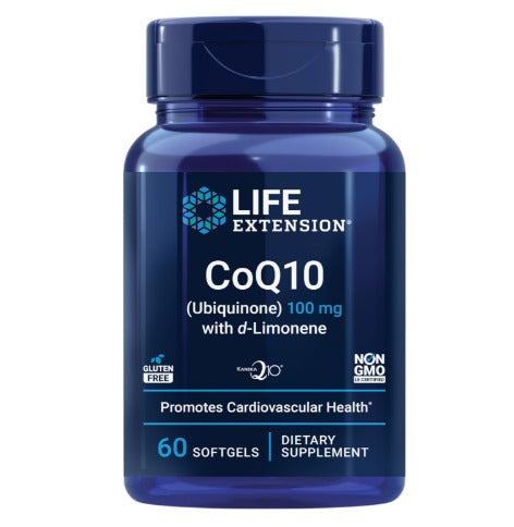 AP / Life Extension / CoQ10 (Ubiquinona) 100mg con d-Limoneno / 60 cápsulas blandas