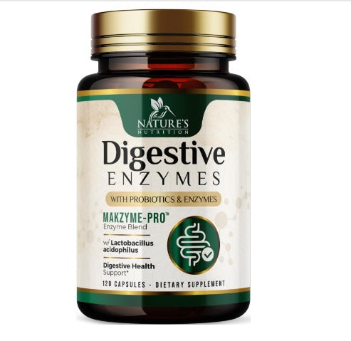 AP / Nature's Nutrition / Enzimas digestivas / 120 Capsulas