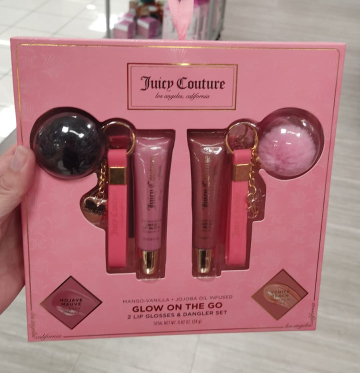 Maquillaje / Lip gloss duo + danglers set / Juicy Couture  / B082425-72452