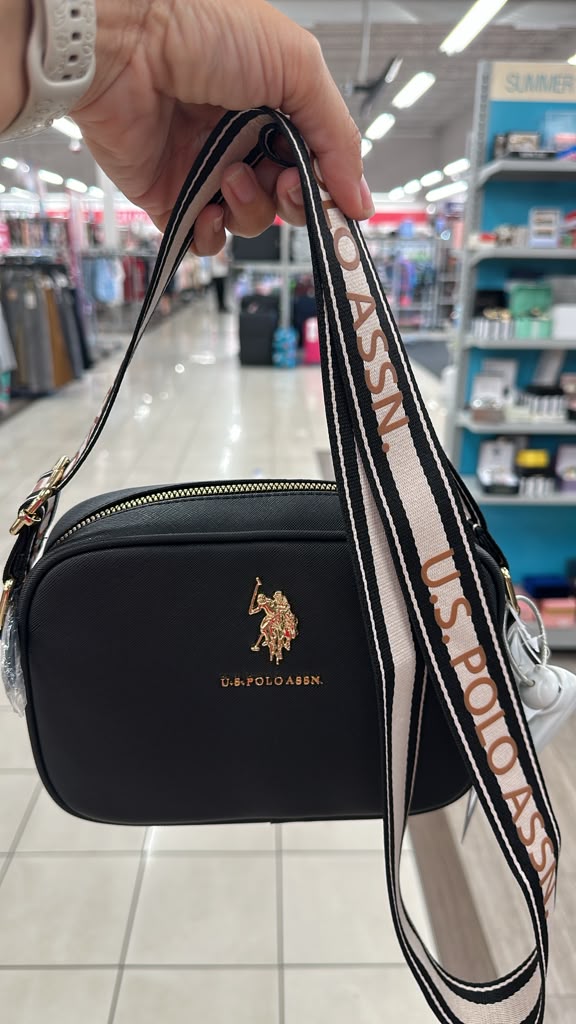 Bolso cruzado / Negro / US POLO / B082426-15997