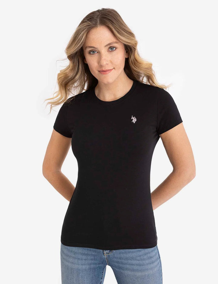 DC / Camiseta Mujer cuello redondo / Negro / US POLO- Talla S