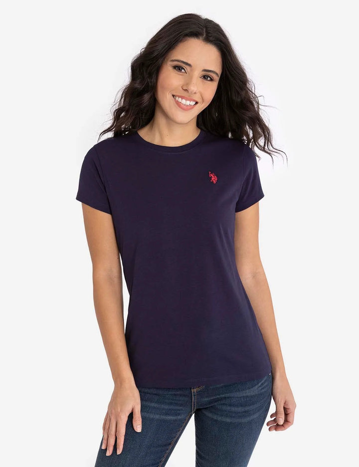 DC / Camiseta Mujer cuello redondo / Azul tarde / US POLO- Talla S