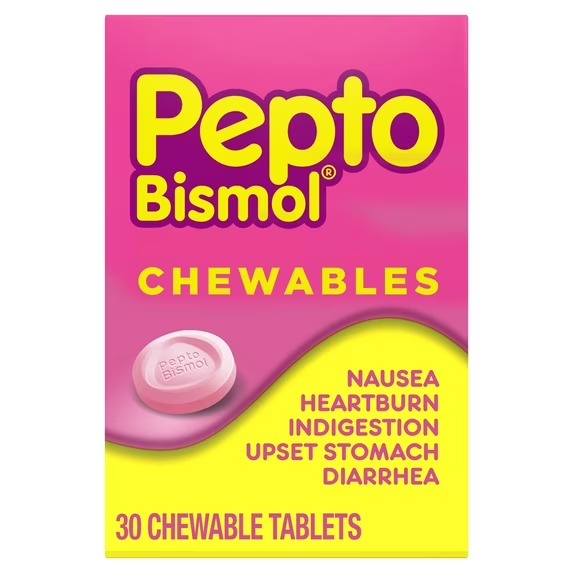 Pepto-Bismol / 30 Chewable Tablets