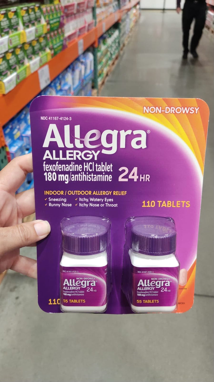 Allegra Allergy/ 180 mg de fexofenadina HCl por tableta / 110 Tabletas / CST082926-000